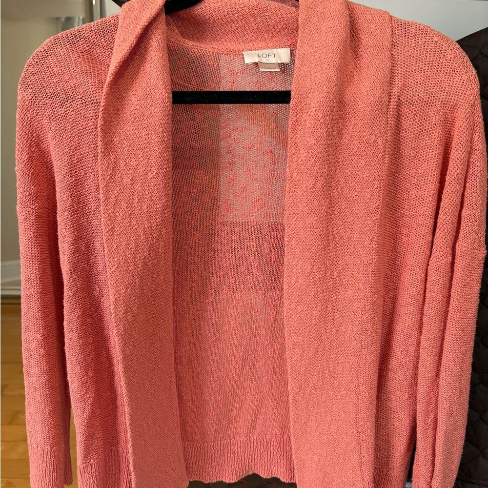 LOFT Women's Pink Sweater